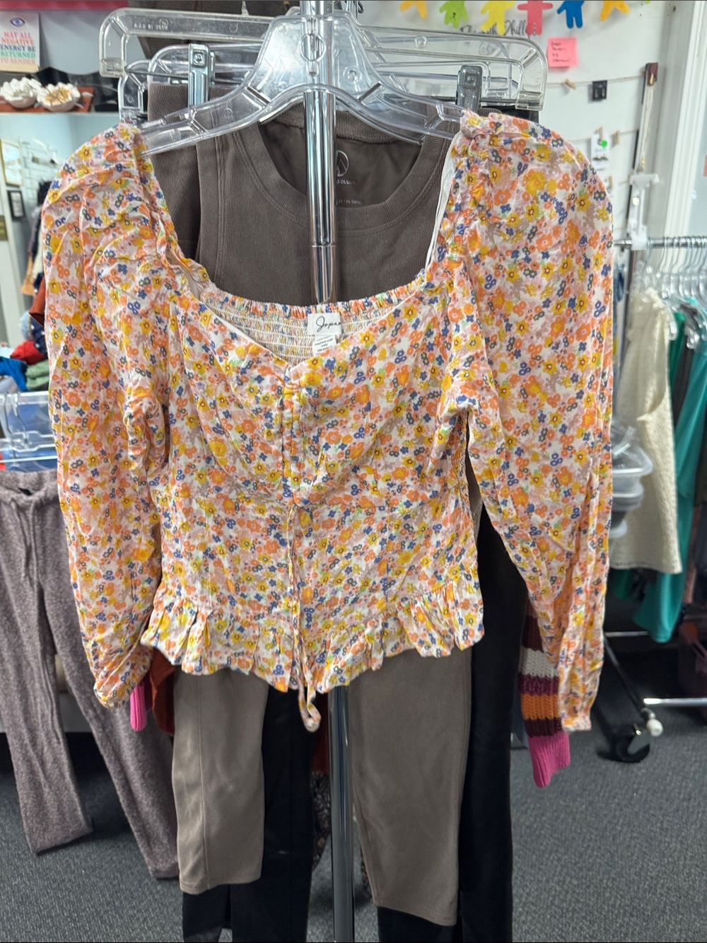 Japna floral top S // 091337